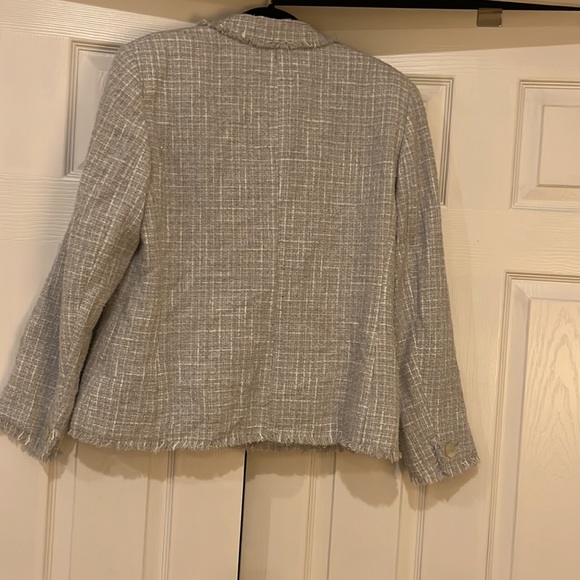 Jones New York Signature Jacket Tweed Blue - Picture 6 of 6